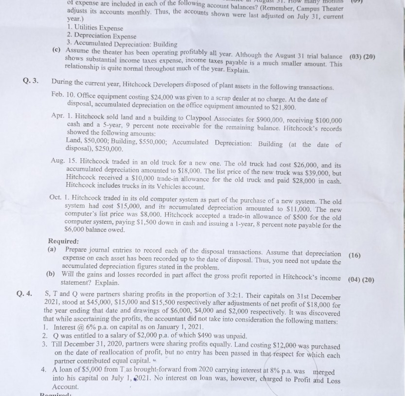 Accountancy and Auditing  CSS 2022 Paper I CSS 2022