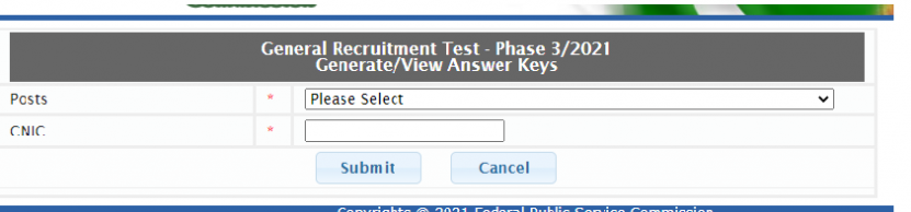  Answer Keys for FPSC Statistical Oficer, SST Male, Medical Officer, Nurse, Graphics Officer, Assistant Information  Officer 