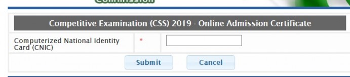 Roll No Slip for CSS 2019