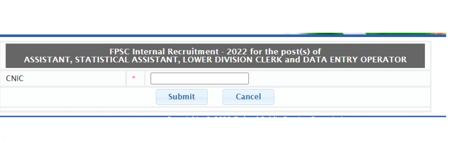Roll No Slip FPSC Assistant, LDC, DEO, Statistical Assistant Schedule 2022