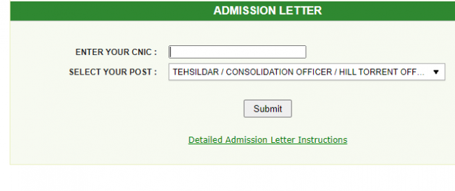  Roll No Slip Tehsildar PPSC 2021 Board of Revenue